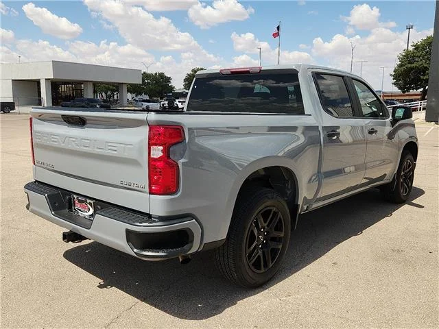 Used 2025 Gray Chevrolet Custom 4x2 Crew Cab 5.75 ft. box 147.4 in. WB image 4