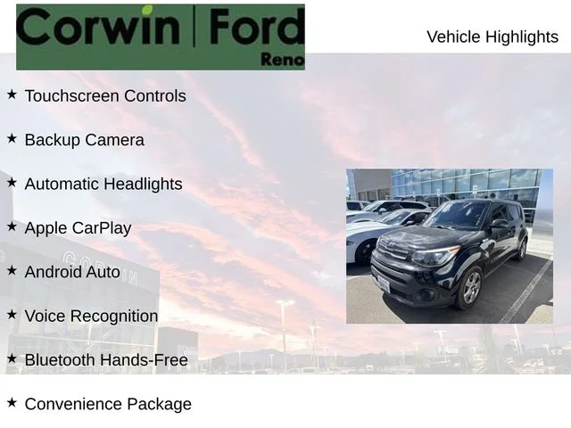 Used 2018 Black Kia Base image 8