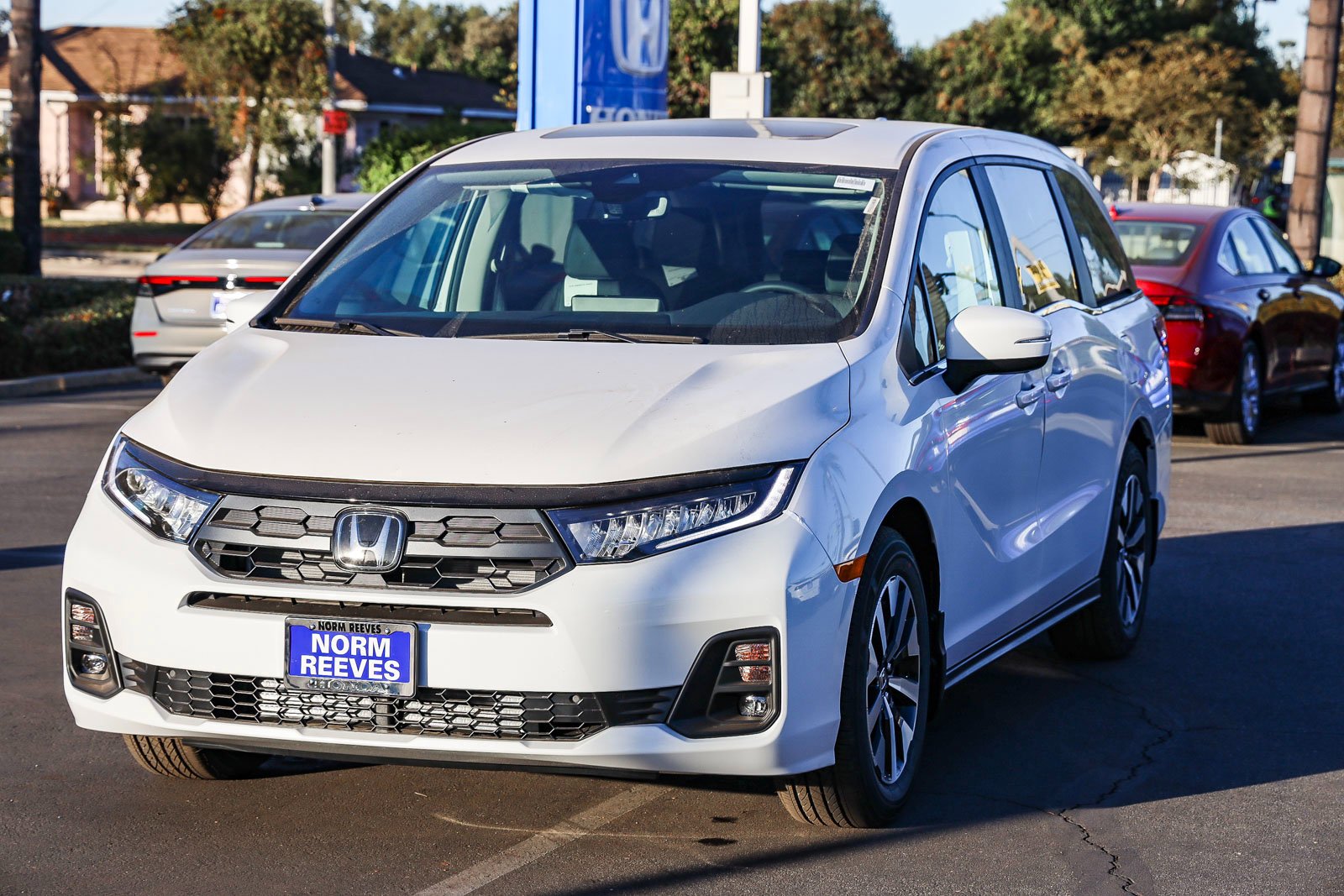 New 2026 Platinum White Pearl Honda EX-L Auto image 3