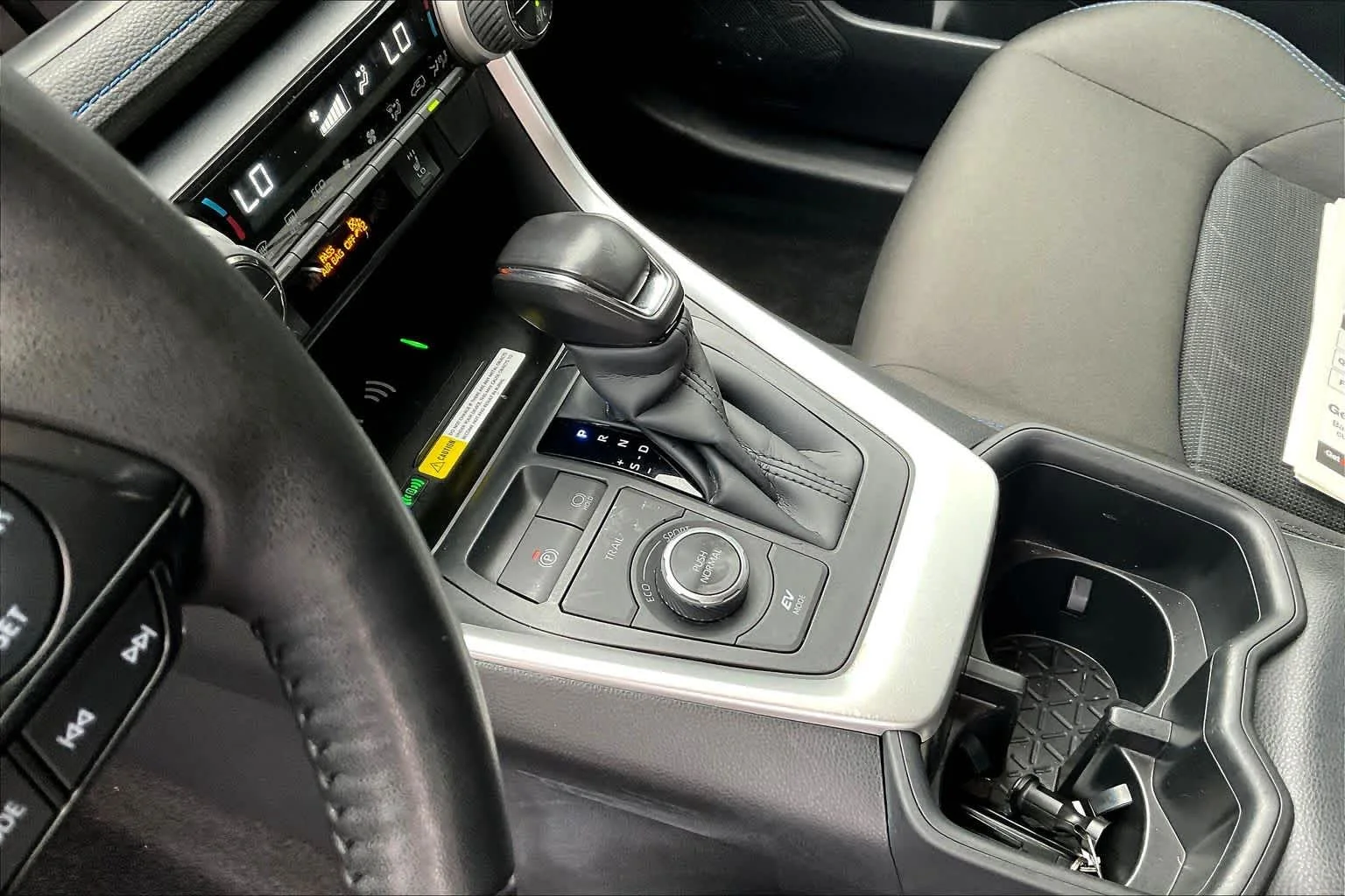 Used 2025 Midnight Black Metallic Toyota Hybrid SE image 17
