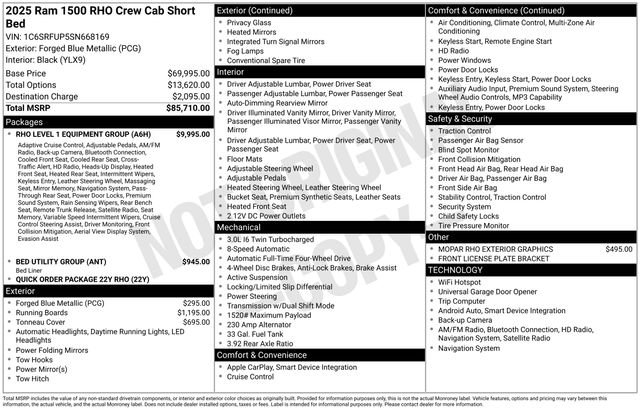2025 RAM 1500's photo