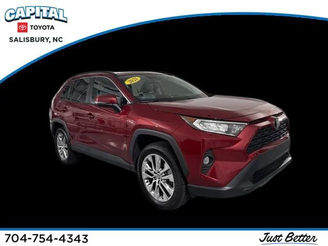 Used 2021 Red Toyota XLE Premium image 1