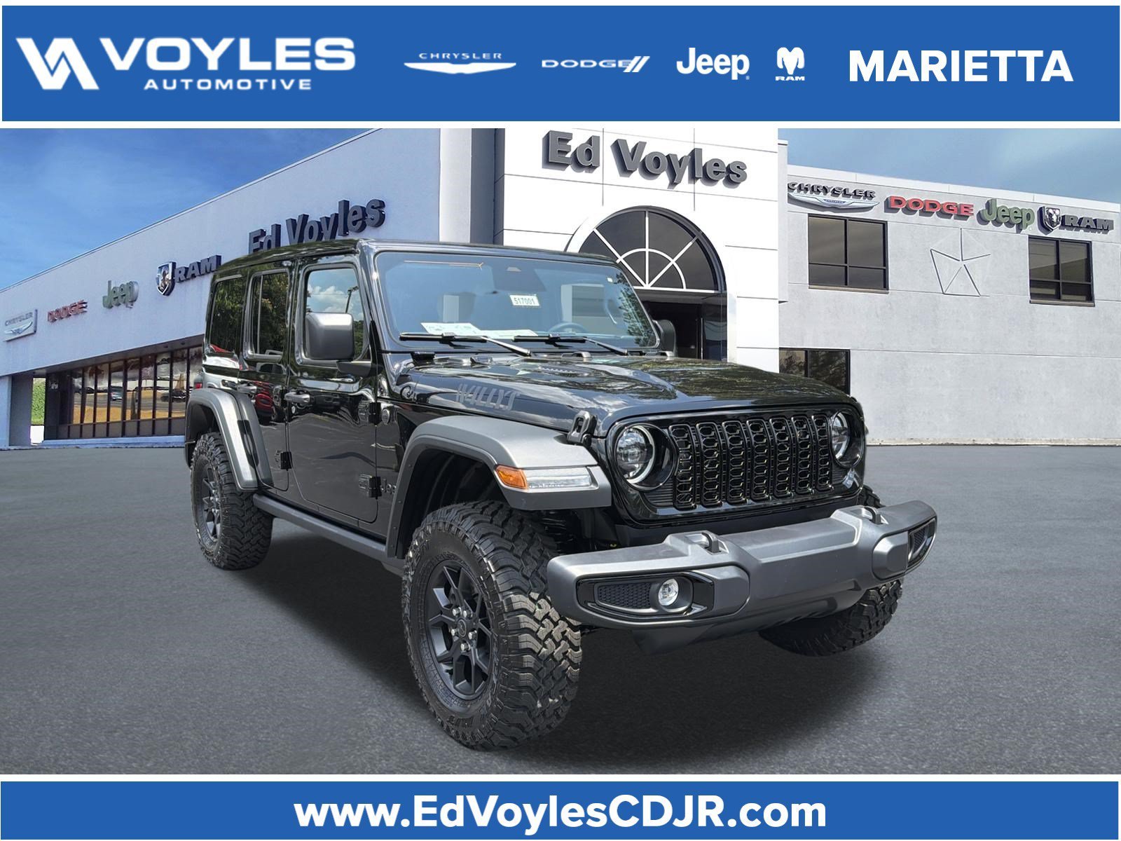 New 2026 Black Clear-Coat Exterior Paint Jeep Willys image 1