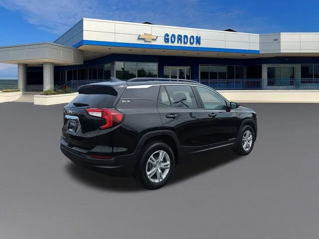 Used 2023 Ebony Twilight Metallic GMC SLE image 6