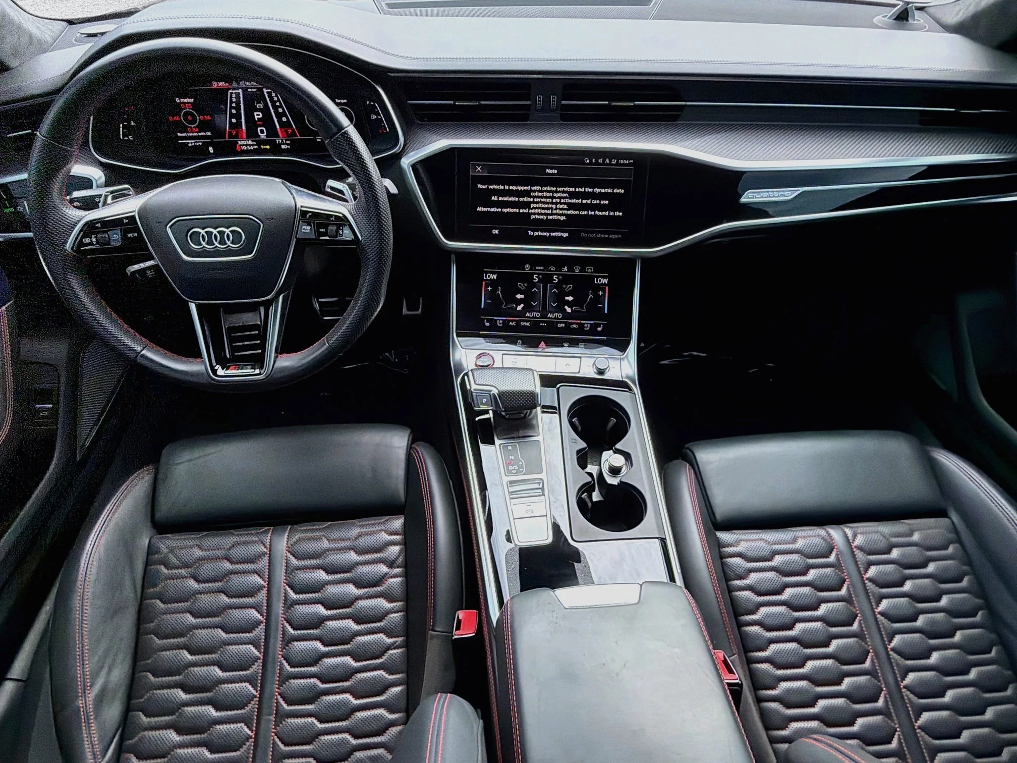 Used 2021 Black Crystal Audi 4.0T image 16