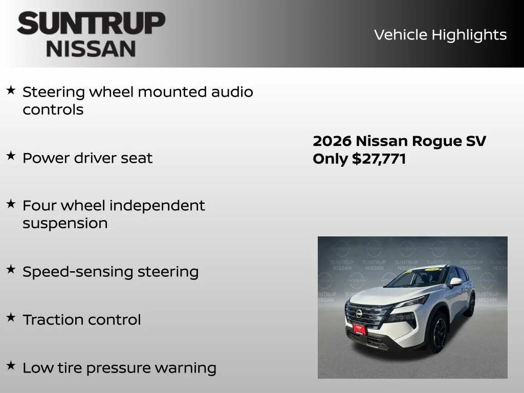 Certified Used 2026 White Nissan SV image 16