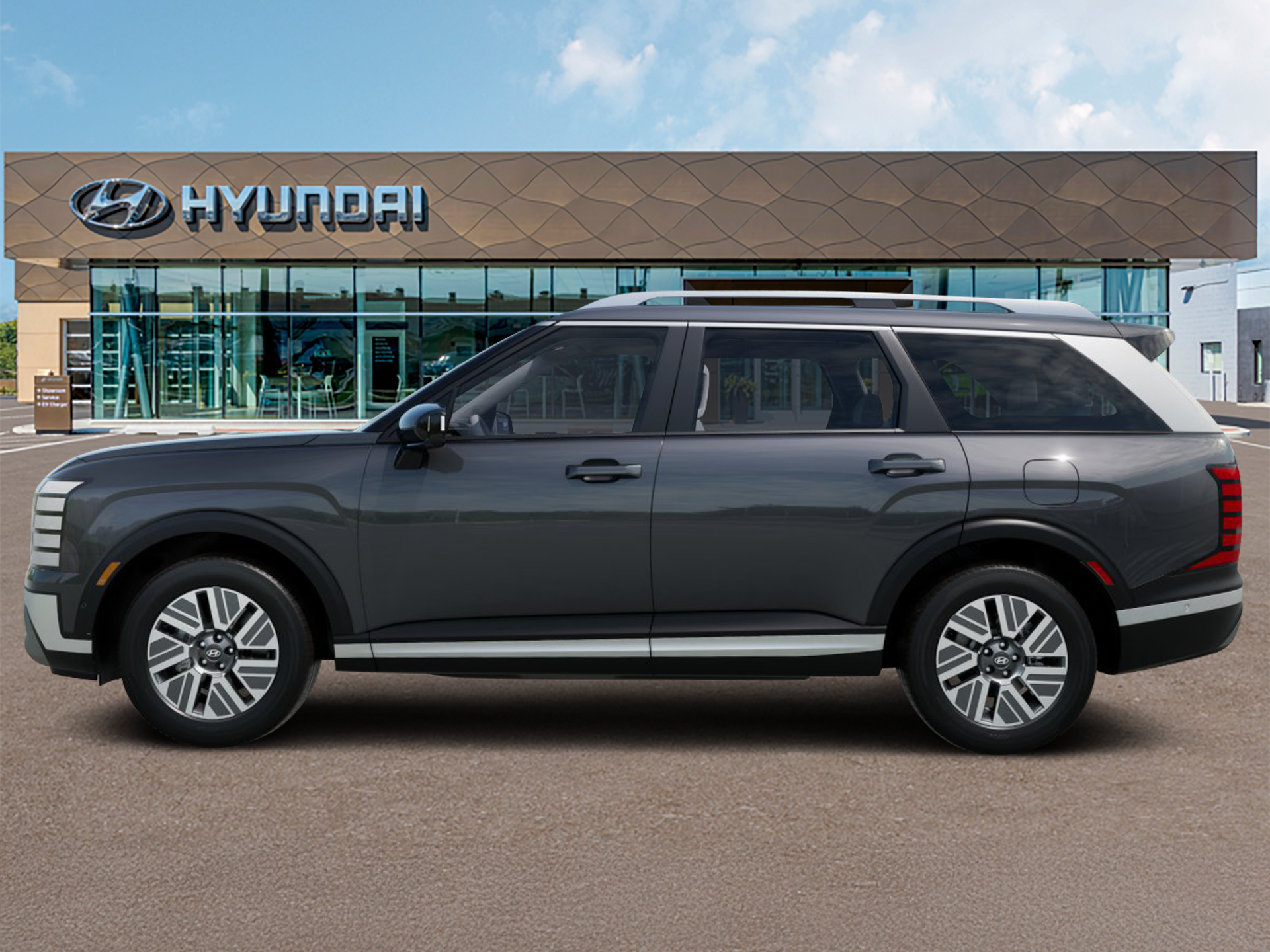 New 2026 Gray Hyundai Blue SEL Premium 7P image 3