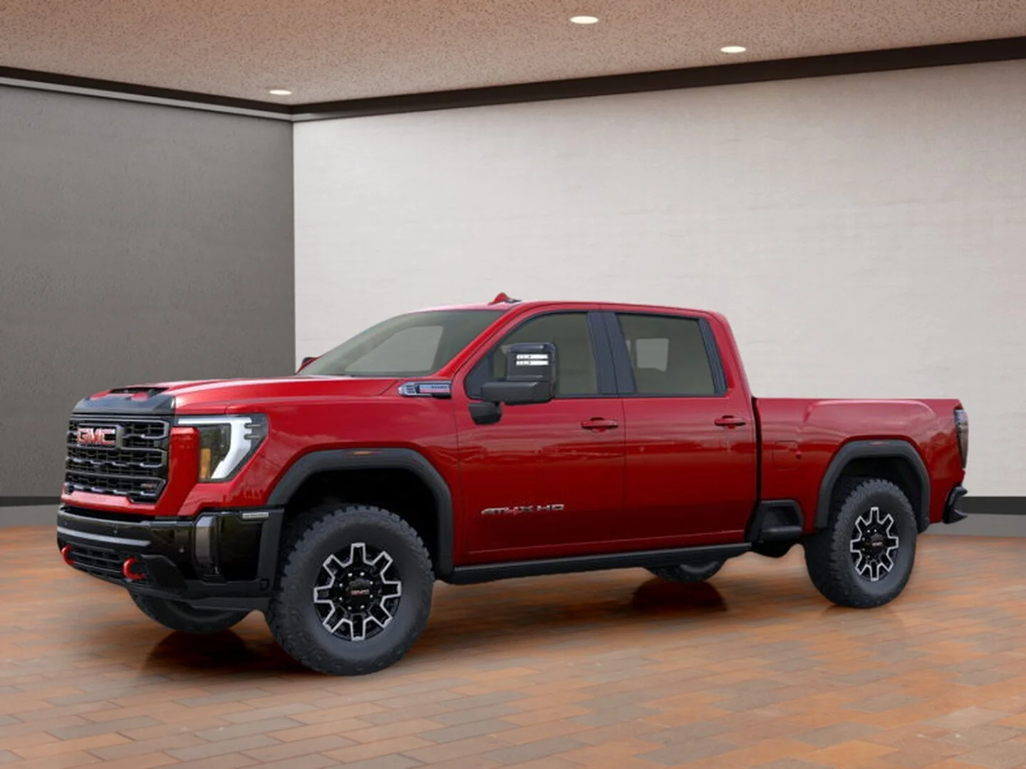 Used 2026 Red GMC Crew Cab Standard Box 4-Wheel Drive AT4X image 2