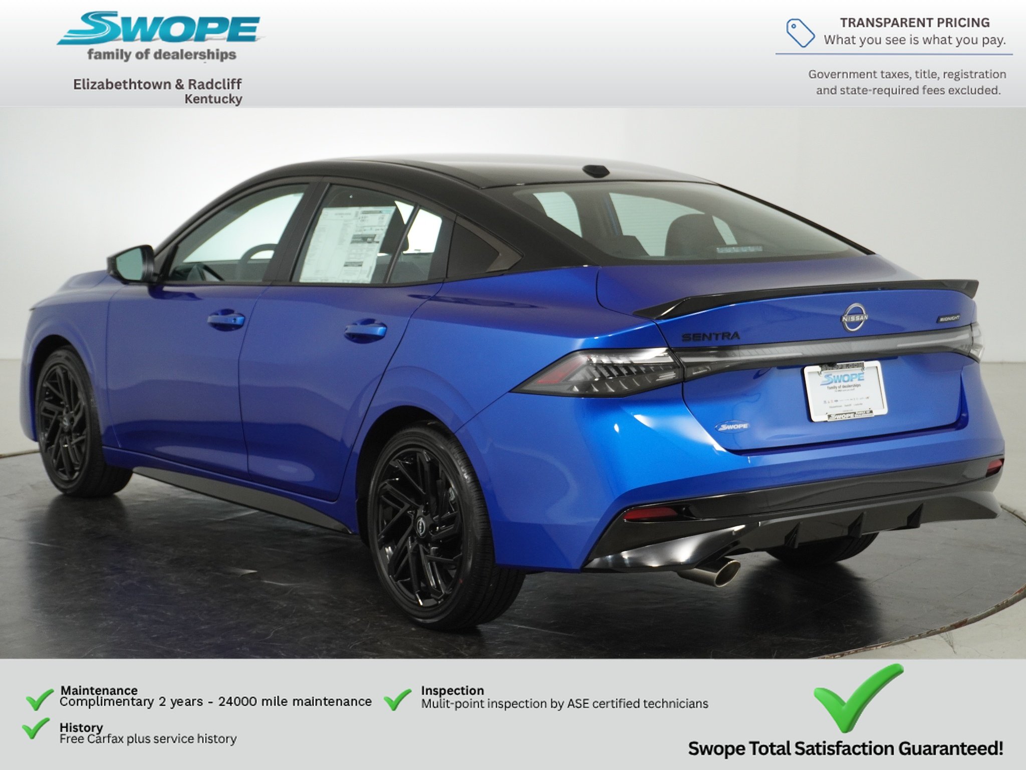 New 2027 Bluestone Pearl / Super Black Two-tone Nissan SR Midnight Edition image 6