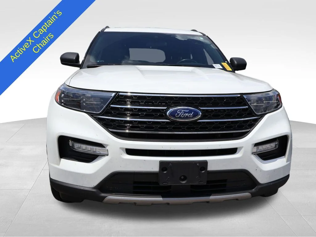 Used 2020 White Metallic Ford XLT image 8