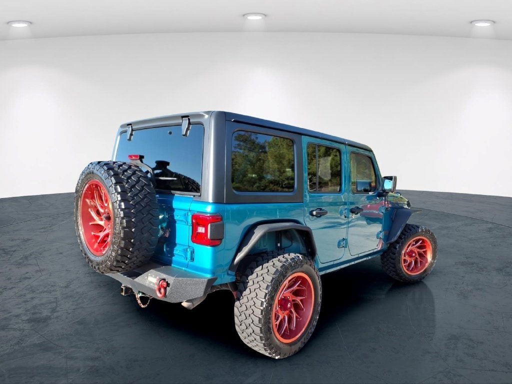 Used 2020 Teal Jeep Unlimited Rubicon image 8