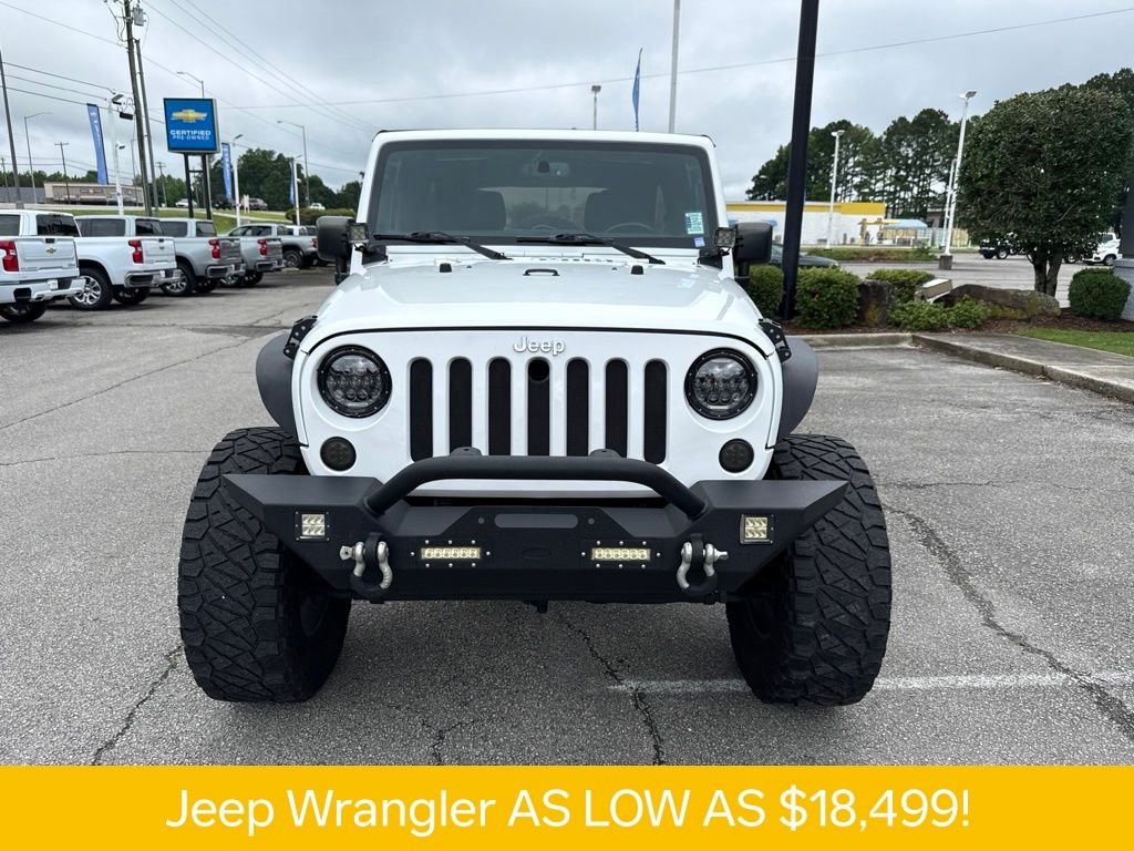 Used 2016 White Jeep Unlimited Sport image 22