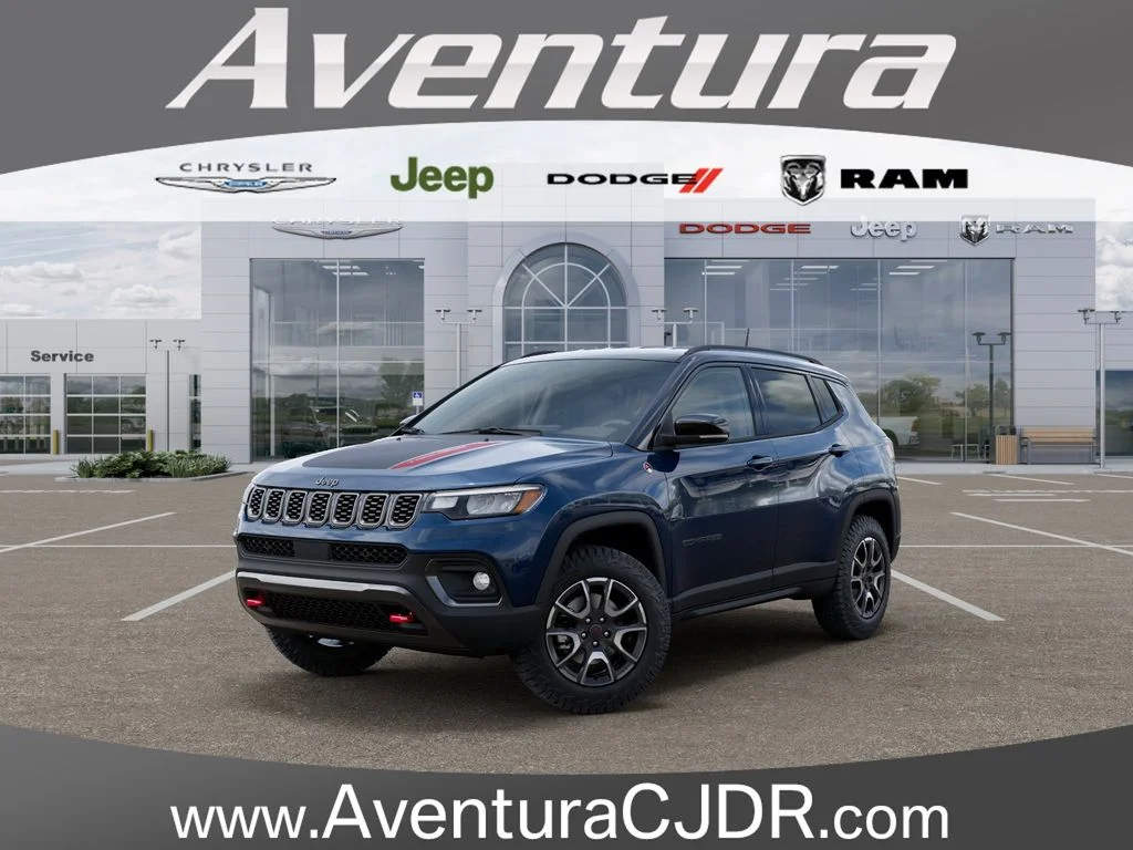 New 2026 Fathom Blue Pearl-Coat Exterior Paint Jeep Trailhawk image 1