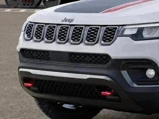 New 2026 Bright White Clear-Coat Exterior Paint Jeep Trailhawk image 37