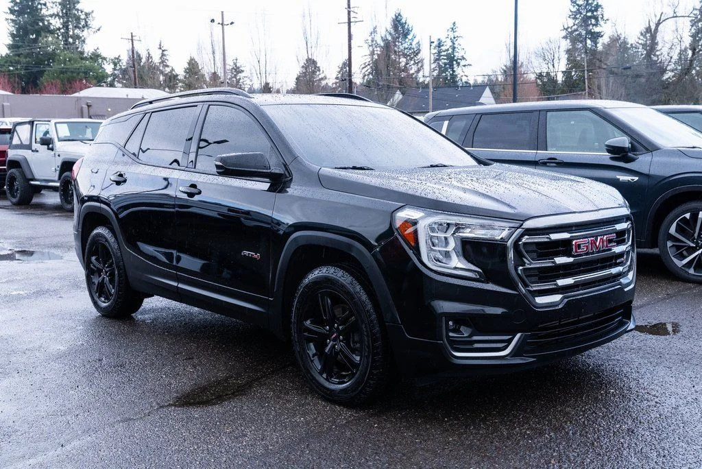 Used 2023 Black GMC AT4 image 1