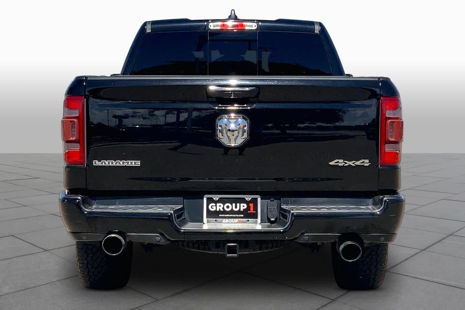 Used 2019 Diamond Black Crystal Pearlcoat Ram Laramie image 5