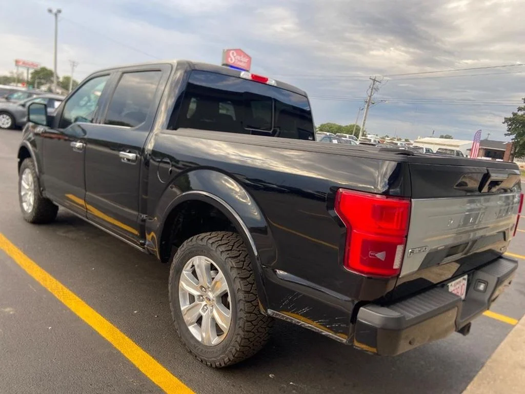 Used 2018 Shadow Black Ford Platinum image 4