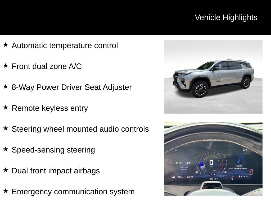 2024 Chevrolet Traverse Z71 - Photo 17