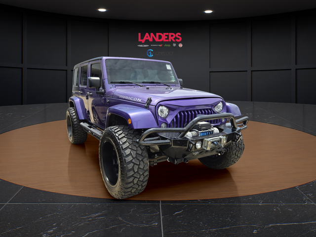 Used 2017 Purple Jeep Unlimited Rubicon image 1