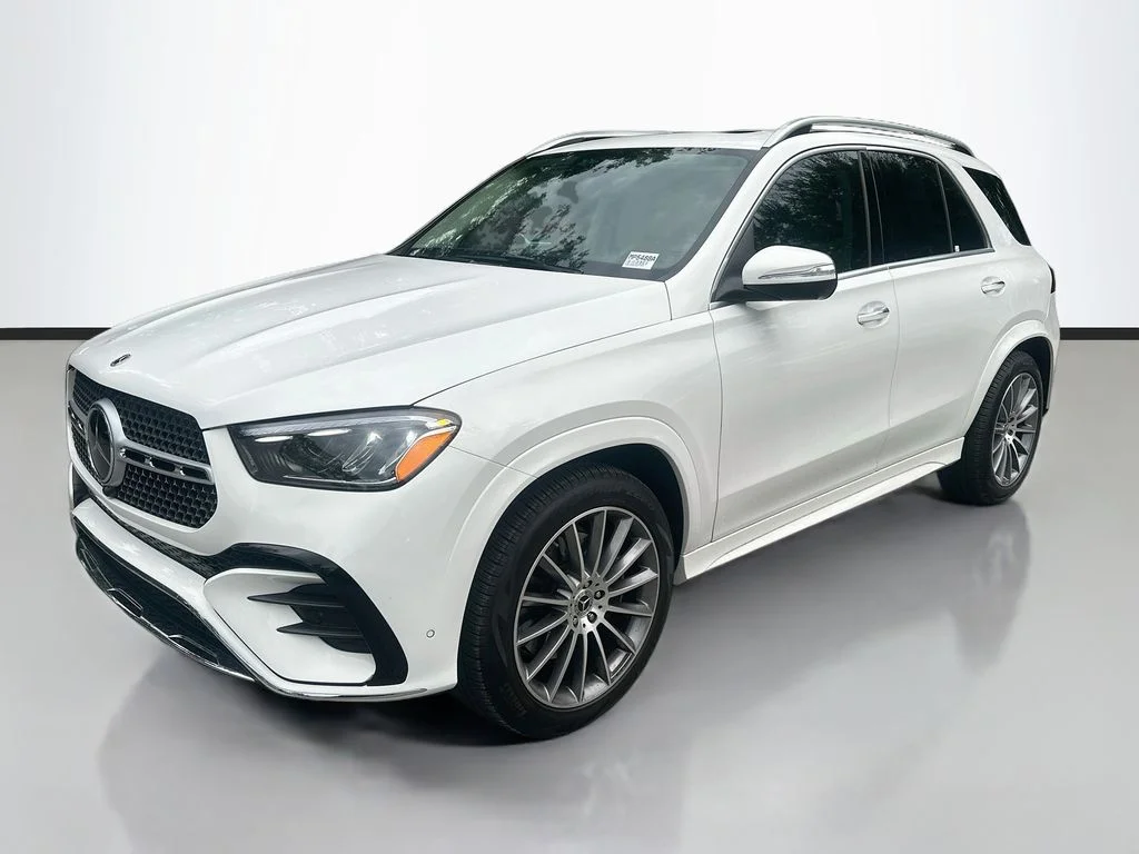 Certified Used 2025 Polar White Mercedes-Benz GLE 350 image 1