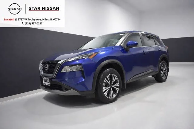 Certified Used 2023 Blue Nissan SV image 1