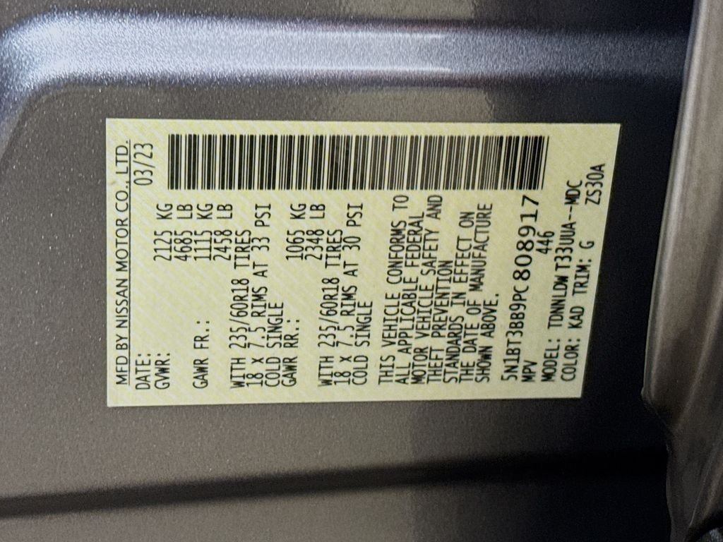 Used 2023 Gun Metallic Nissan SV image 29