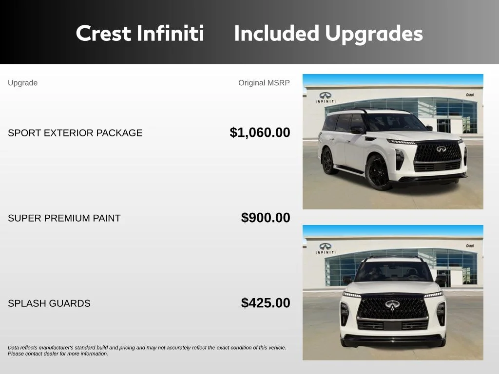 Certified Used 2026 Radiant White INFINITI SPORT image 5