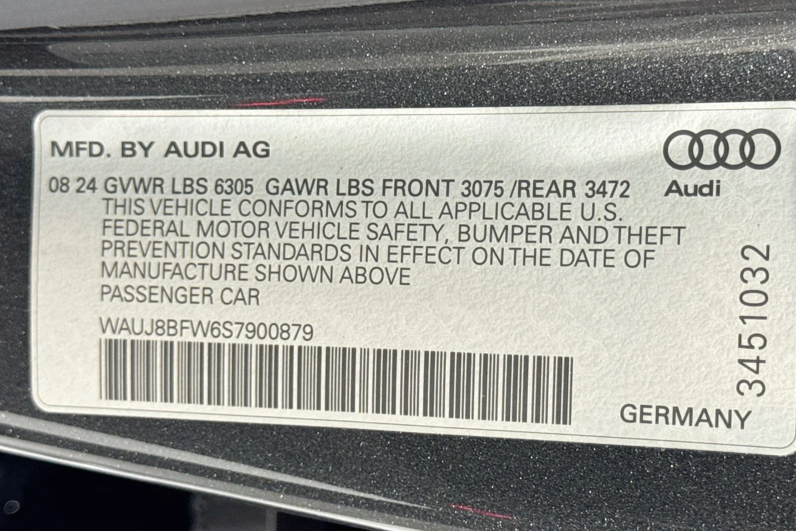 Used 2025 Black Audi performance image 30