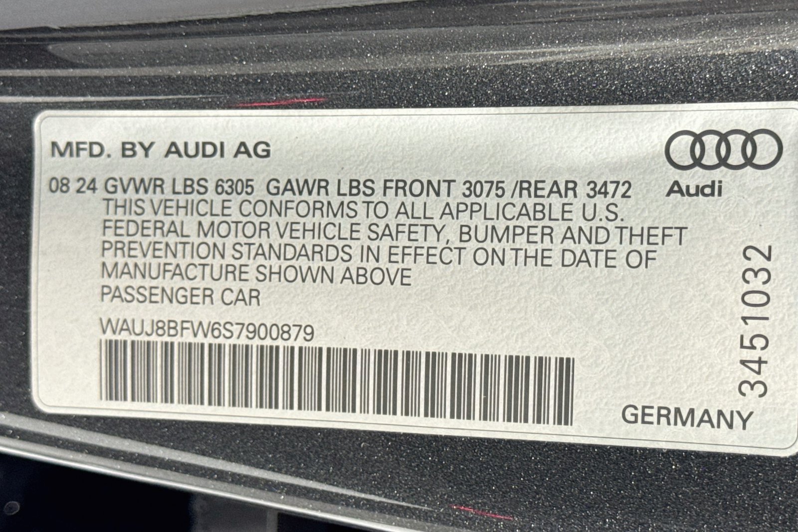 Used 2025 Black Audi performance image 30