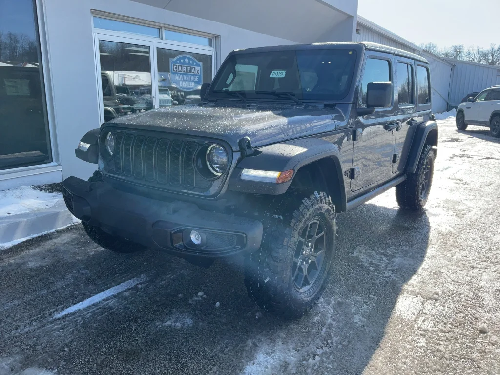 New 2026 Granite Crystal Metallic Clear-Coat Exterior Paint Jeep 4-Door Willys 4x4 image 3