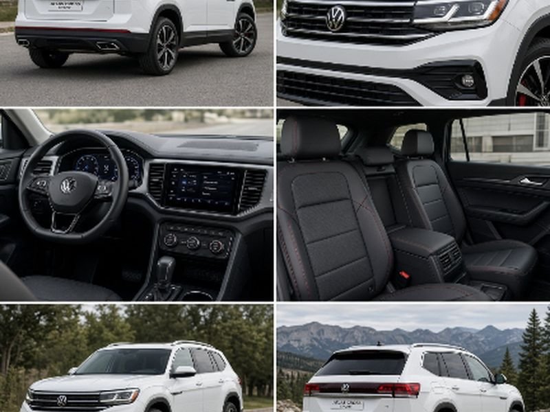 Used 2023 Pure White Volkswagen 3.6L V6 SE w/Technology image 2