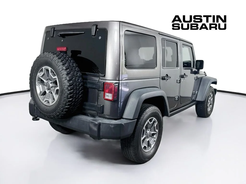 Used 2017 Gray Jeep Unlimited Rubicon image 7