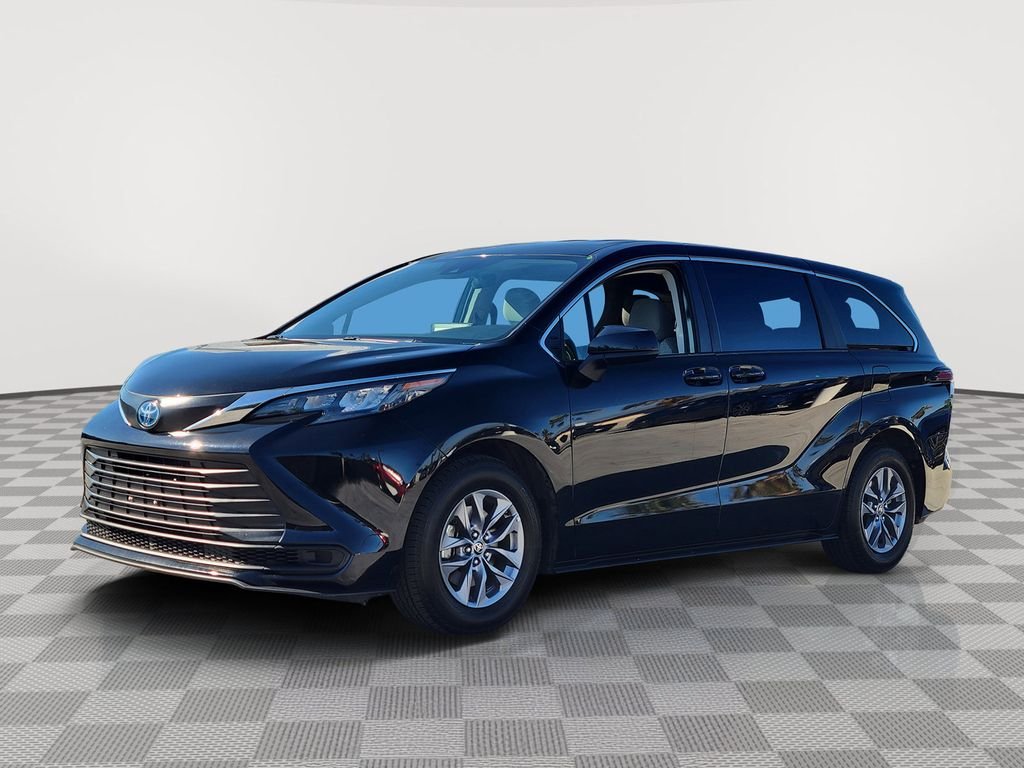 Certified Used 2024 Midnight Black Metallic Toyota LE image 2