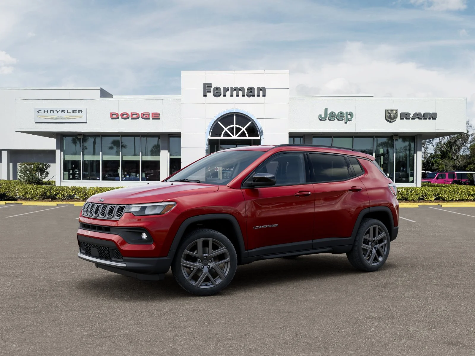New 2026 Red Hot Pearl-Coat Exterior Paint Jeep Latitude image 33