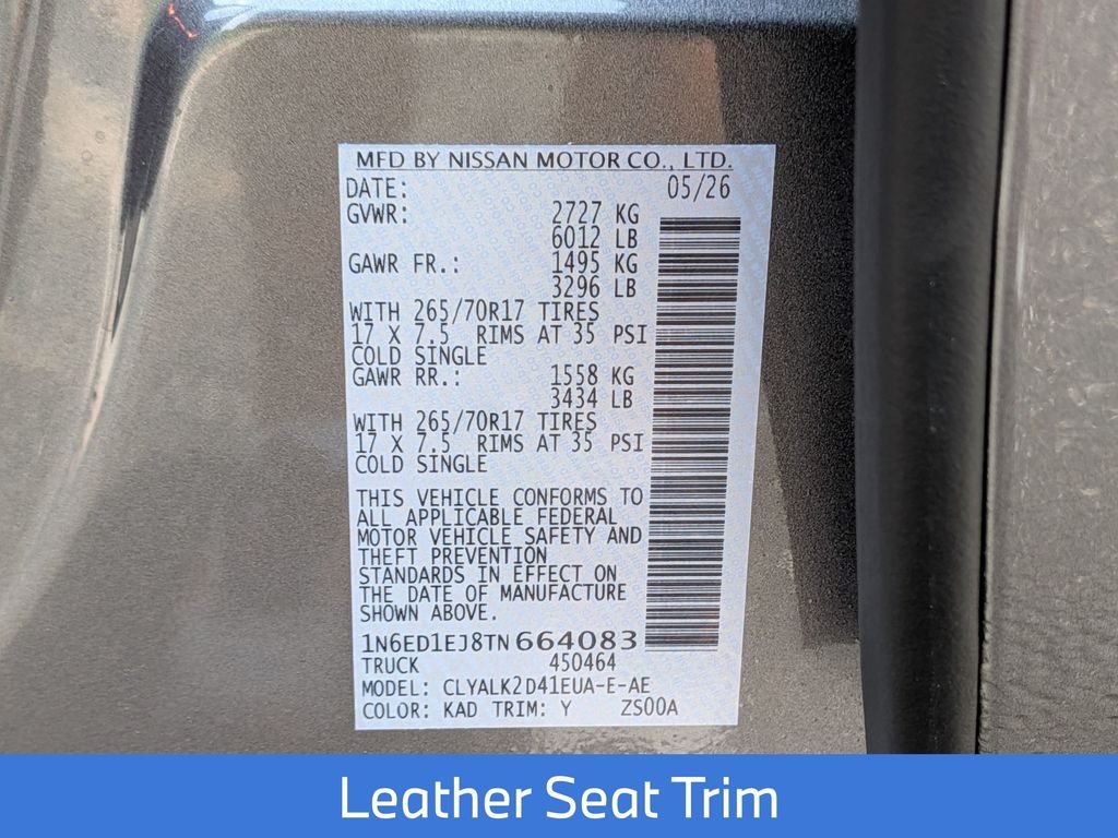 New 2026 Gun Metallic Nissan Crew Cab PRO-X® image 31