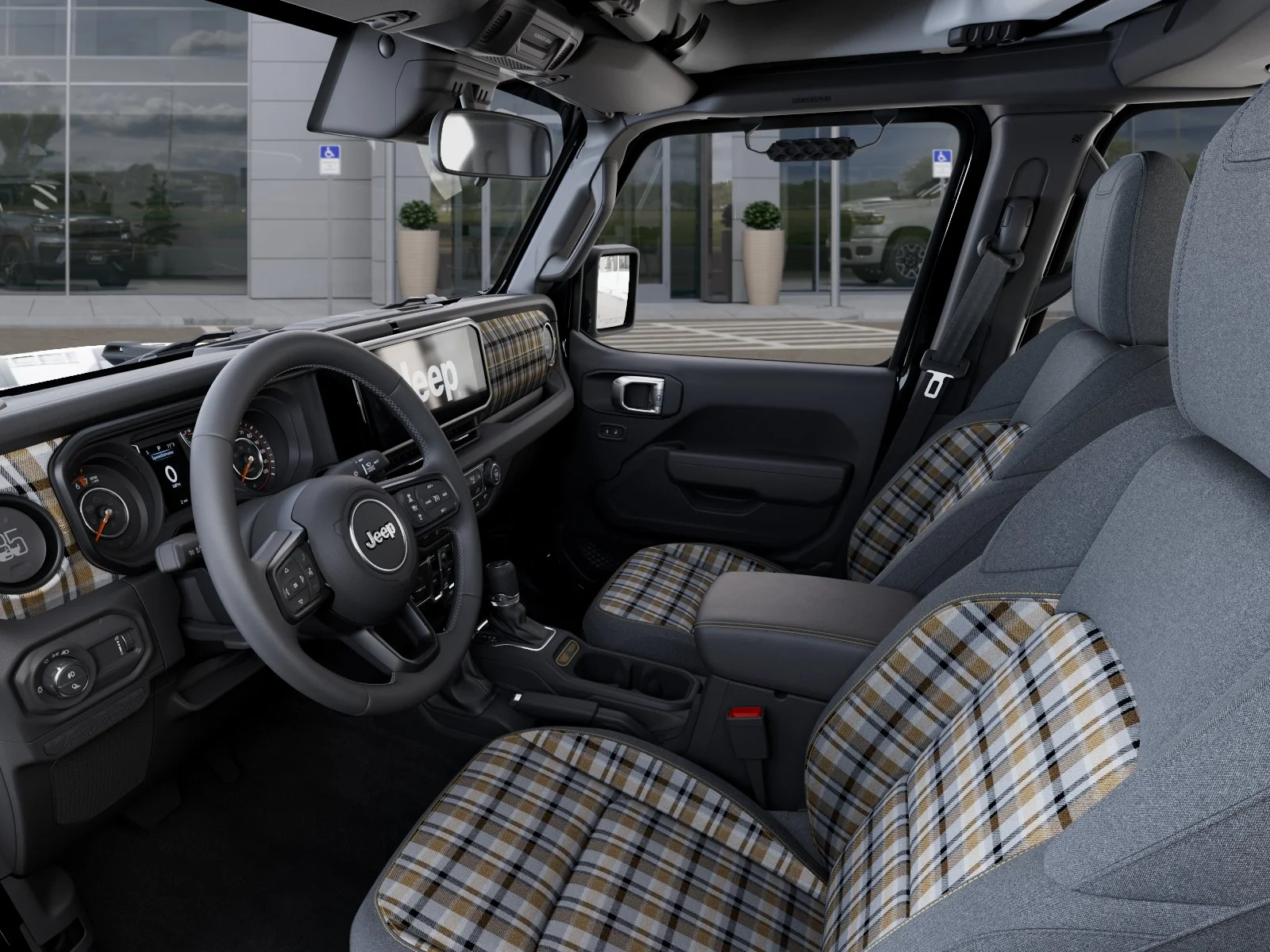 New 2026 Black Clear-Coat Exterior Paint Jeep 85th Anniversary Edition image 56