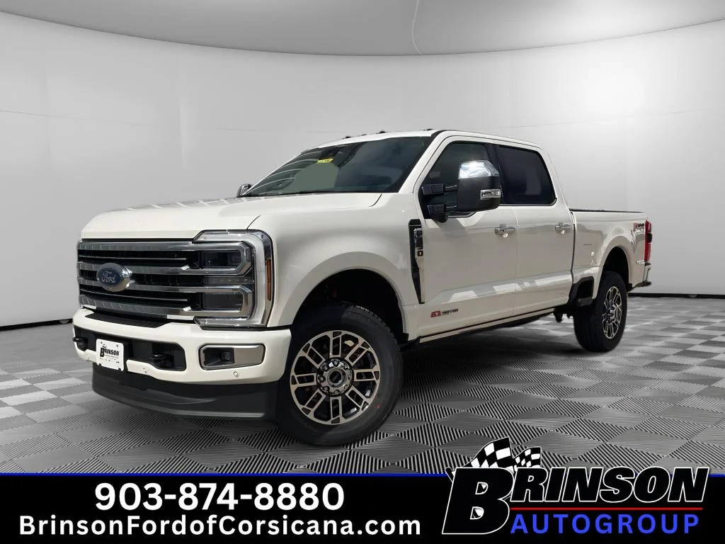 New 2026 Star White Metallic Tri-Coat Ford Platinum image 1