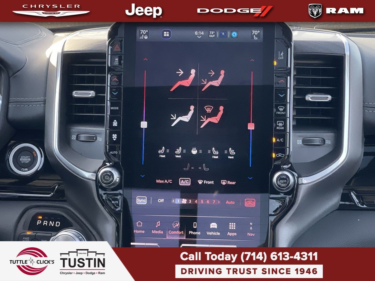 New 2026 Diamond Black Crystal Pearl-Coat Exterior Paint RAM Laramie image 14