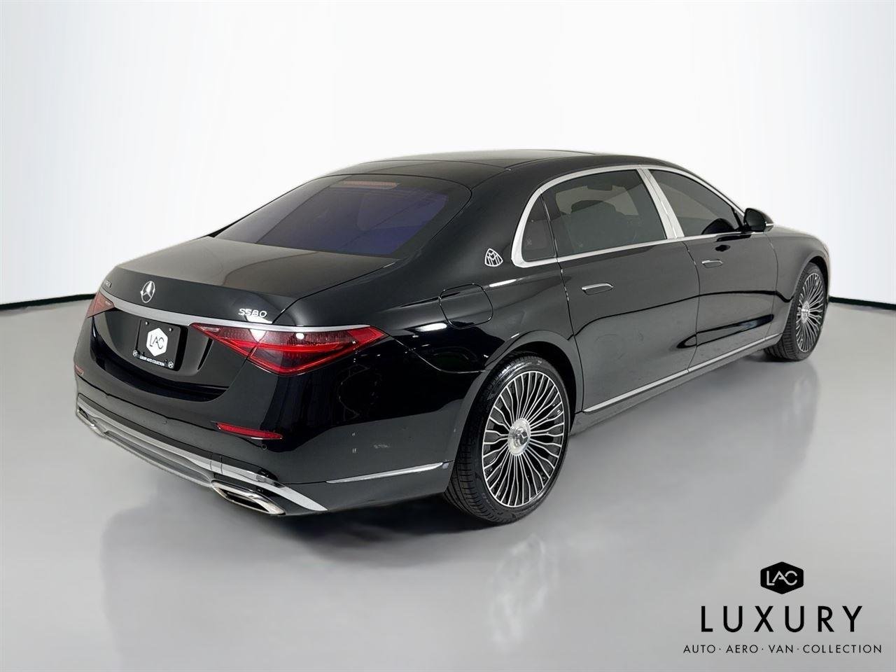 Used 2022 Black Mercedes-Benz Maybach S 580 | Exec Seating | Rear TVs image 6