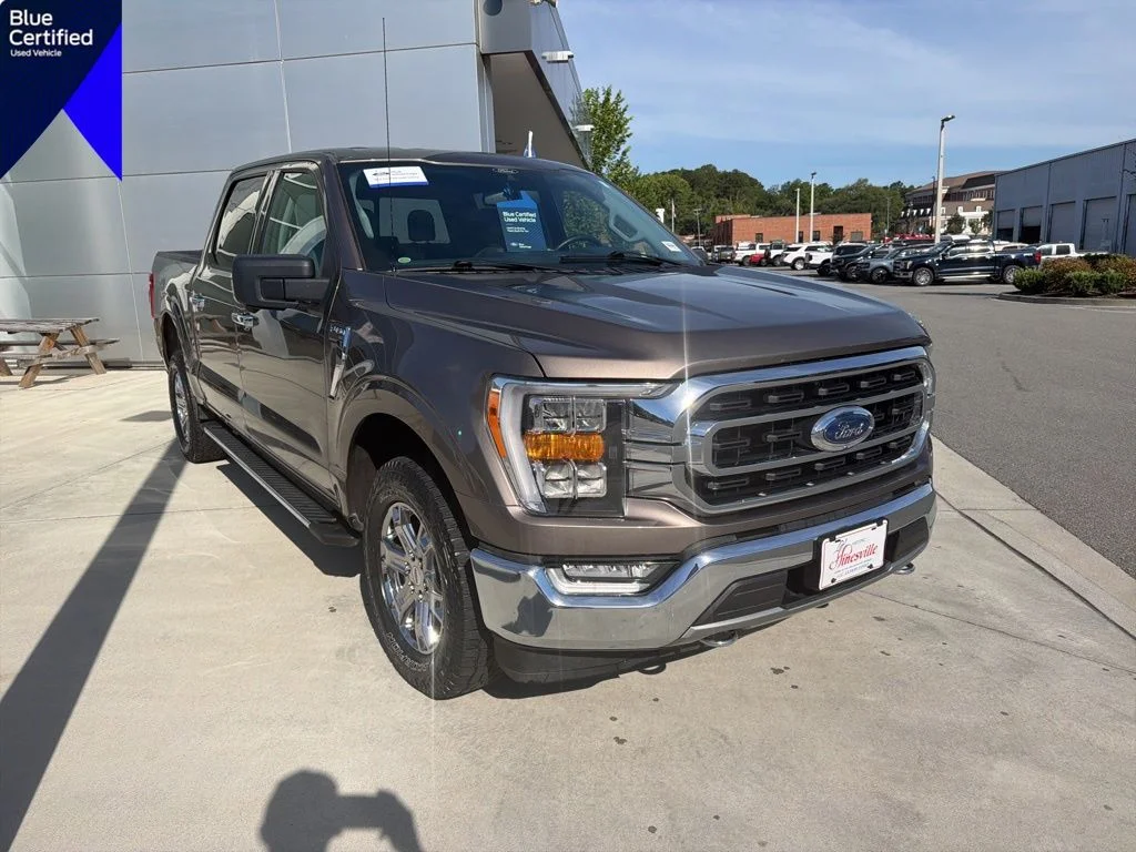 Certified Used 2021 Stone Gray Metallic Ford XLT image 1