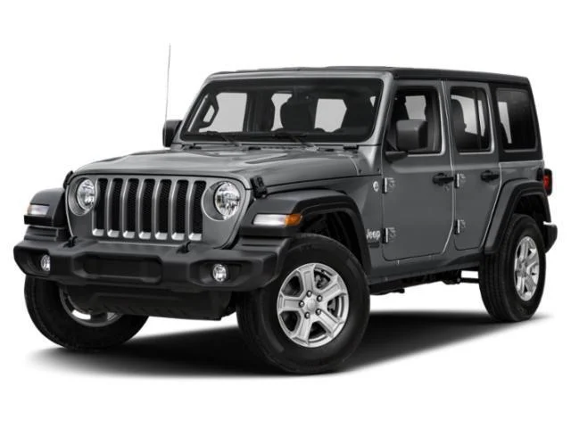 Used 2021 Granite Crystal Metallic Clearcoat Jeep Unlimited Sport S image 1