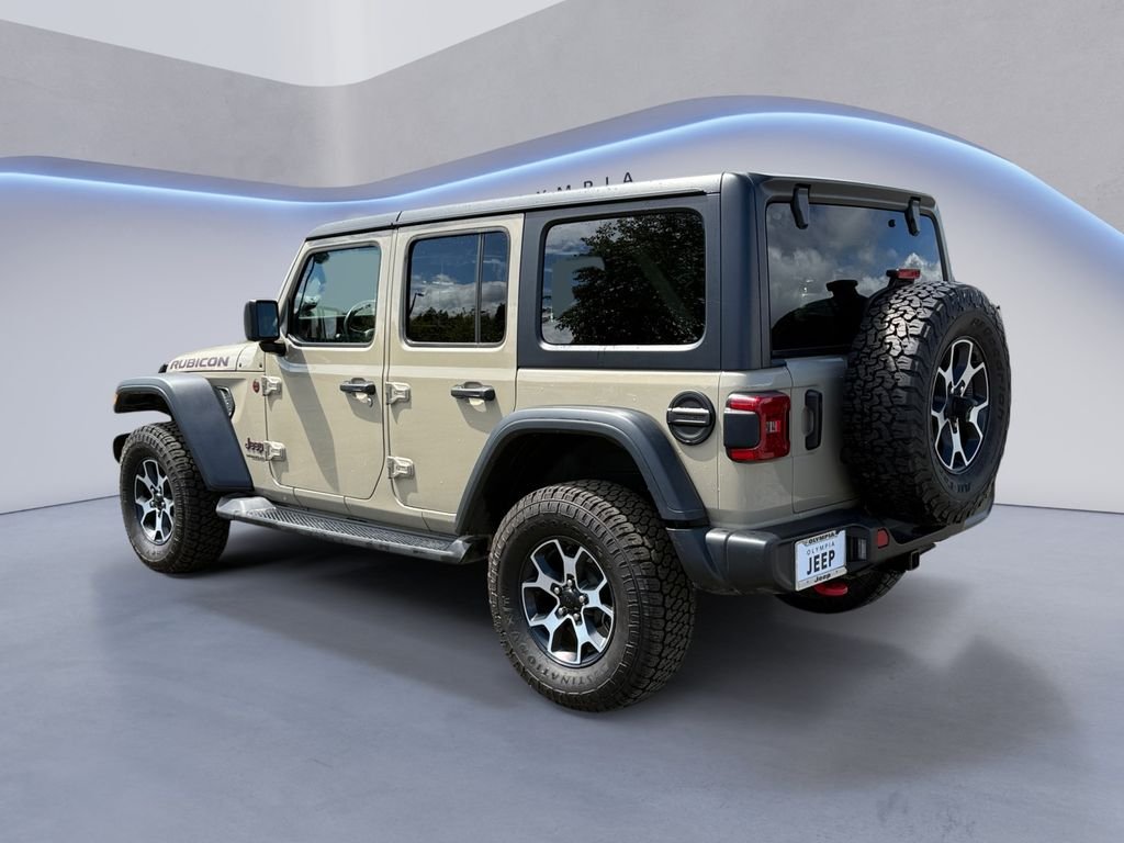 Used 2022 Beige Jeep Unlimited Rubicon image 3