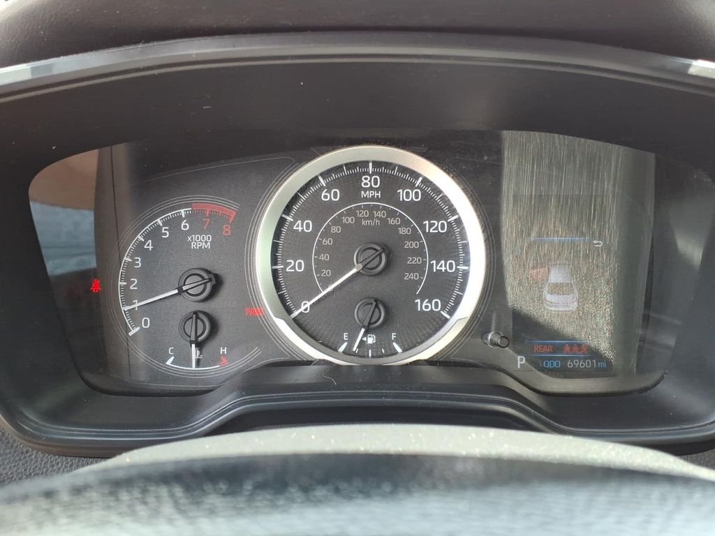 Used 2020 Barcelona Red Metallic Toyota LE image 14
