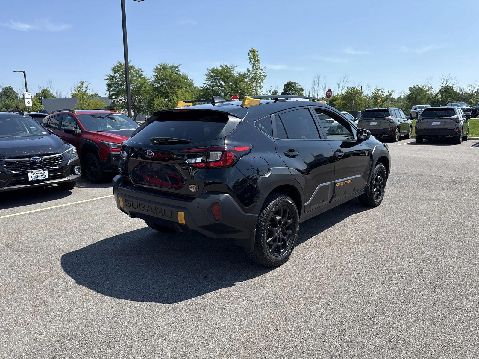 Used 2024 Crystal Black Silica Subaru Wilderness image 4