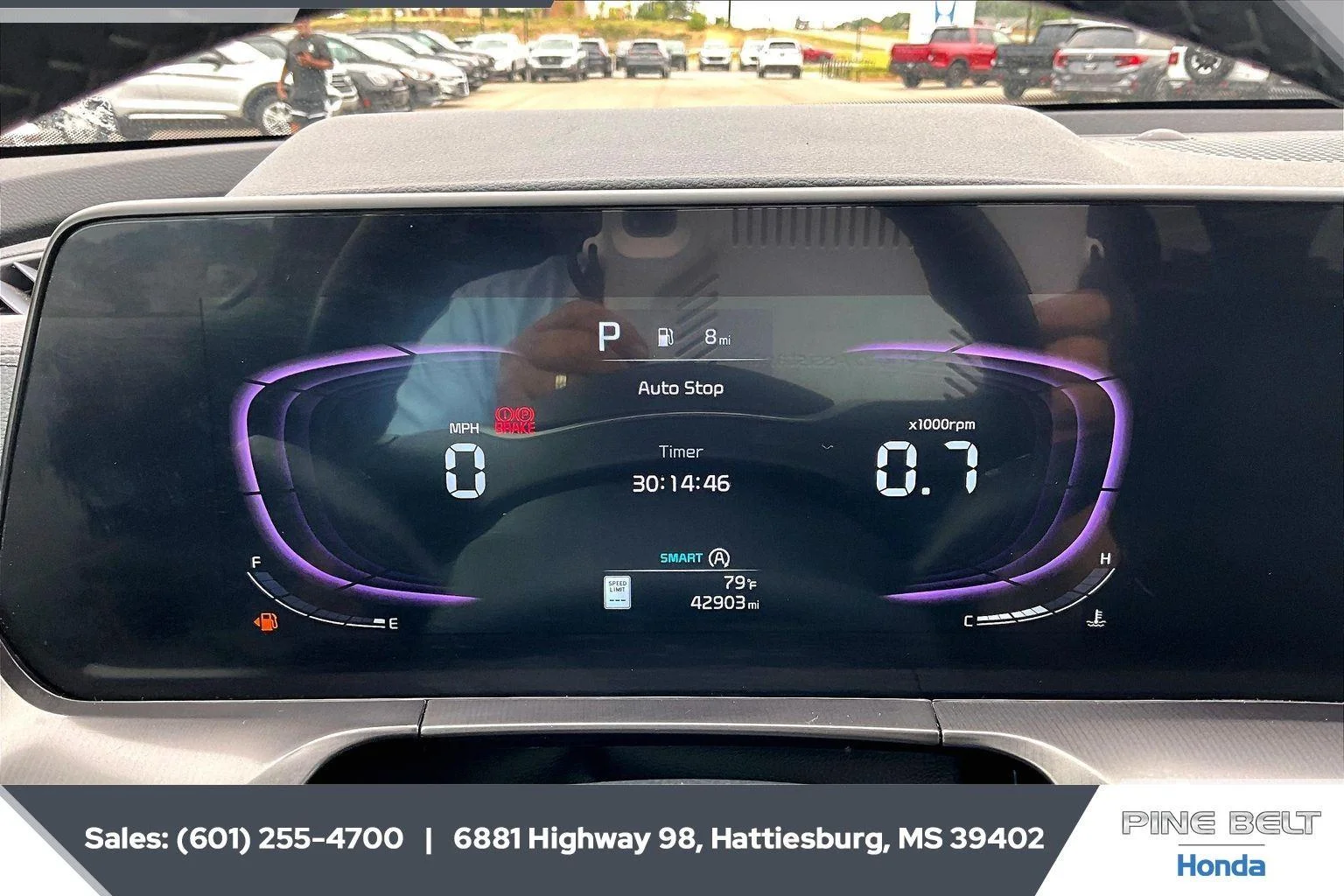Used 2025 Ebony Black Kia S image 14