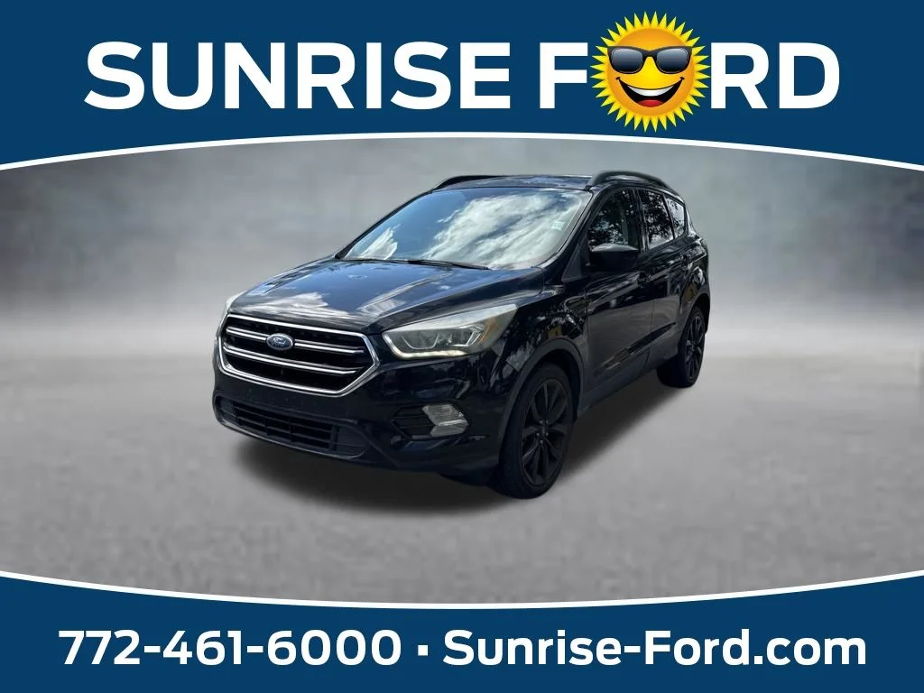 Used 2017 Black Ford SE image 1