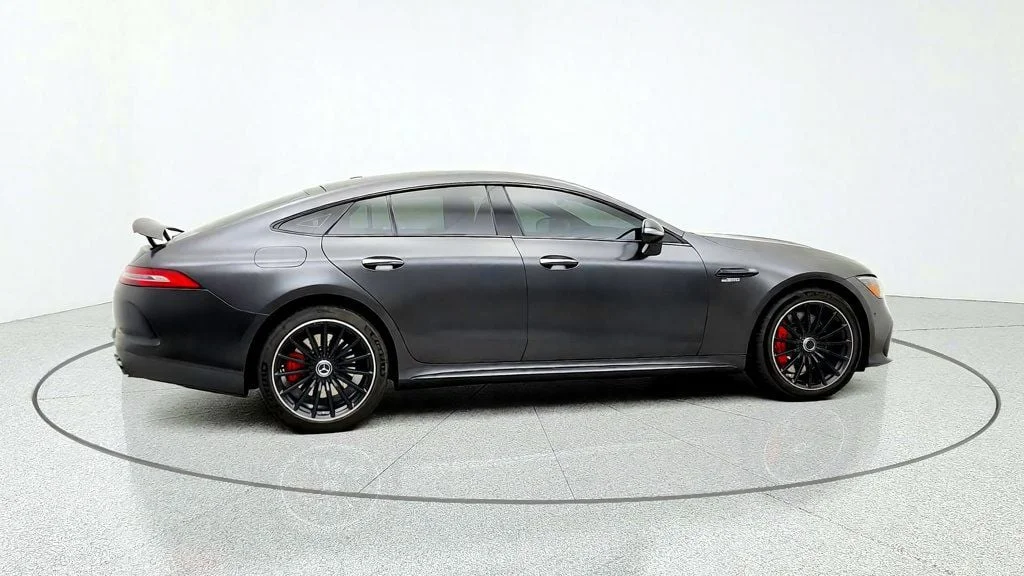 Used 2023 MANUFAKTUR Graphite Grey Magno Mercedes-Benz AMG® GT 43 4-Door Coupe w/ Nappa Leather & Driver Assistance Pkg image 4