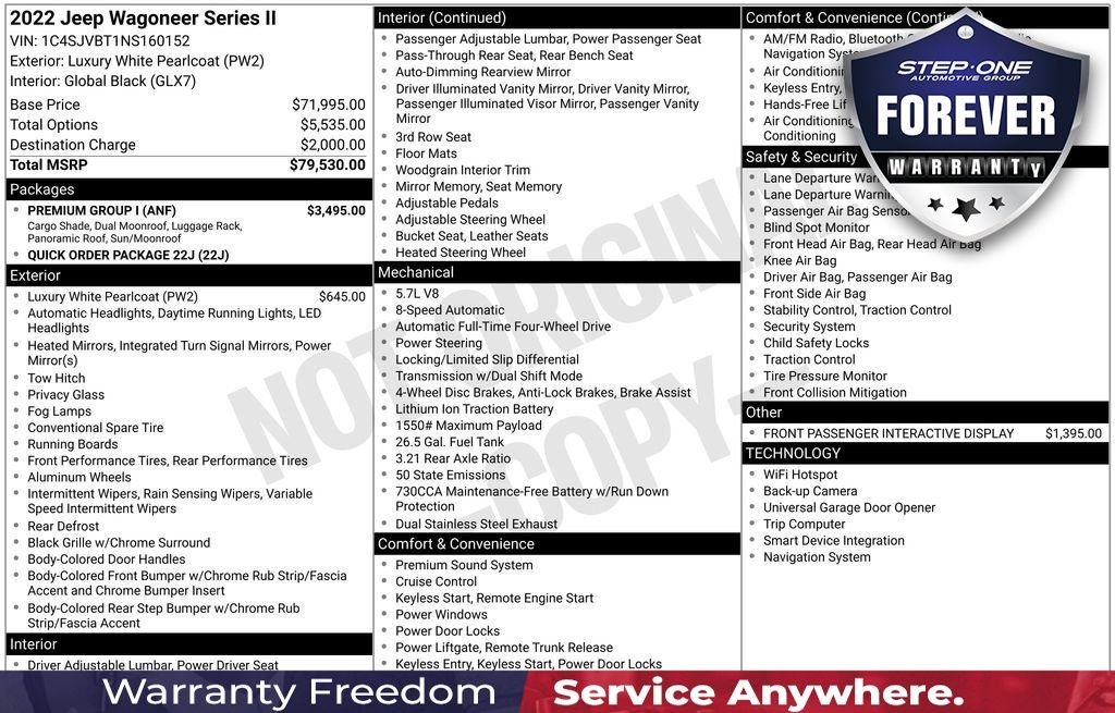 Used 2022 White Jeep Series II image 47
