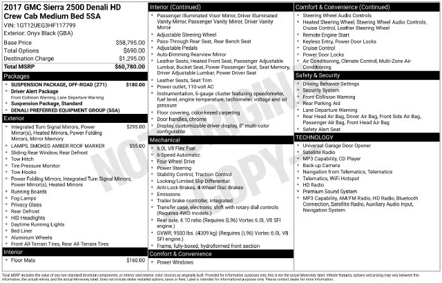 Used 2017 Black GMC Denali image 3