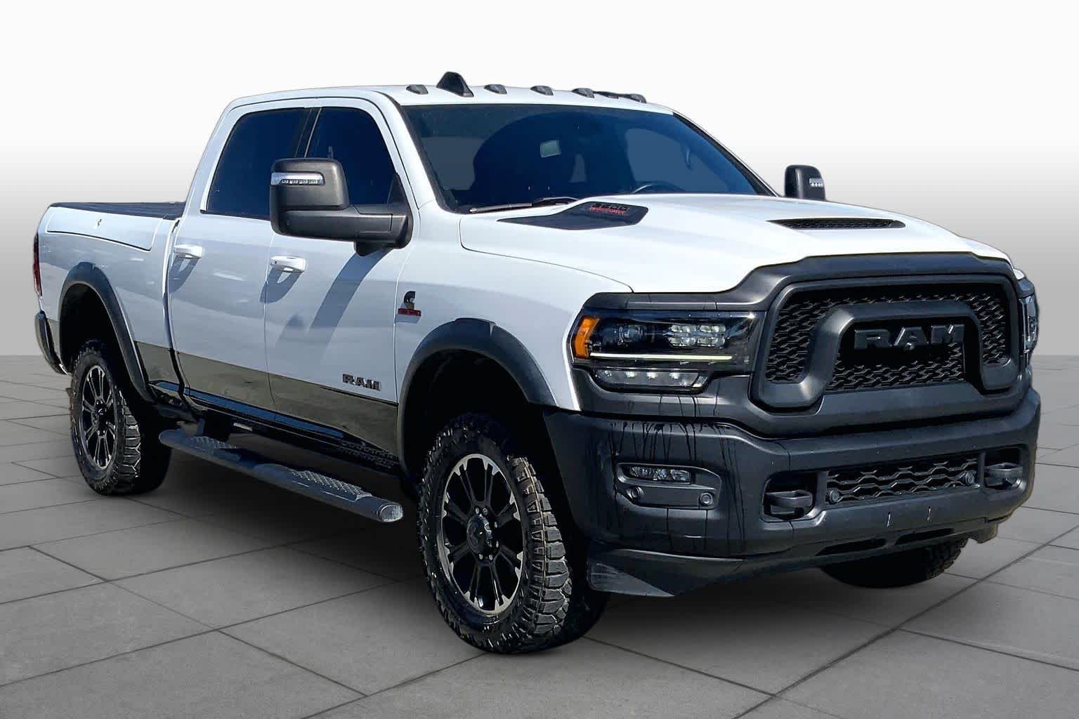 Used 2023 Bright White Clearcoat Ram Power Wagon Rebel image 3